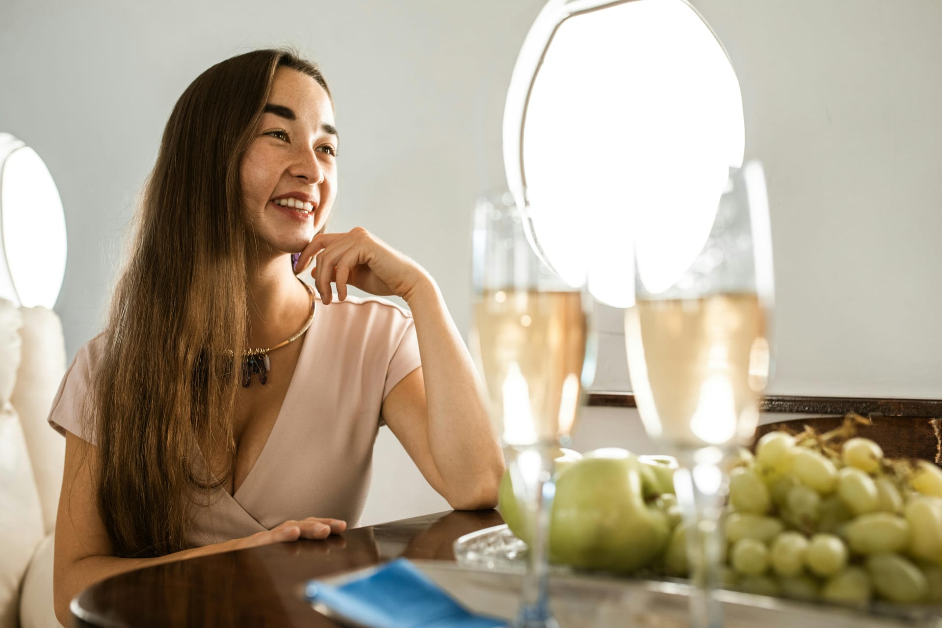 Private jet inflight catering