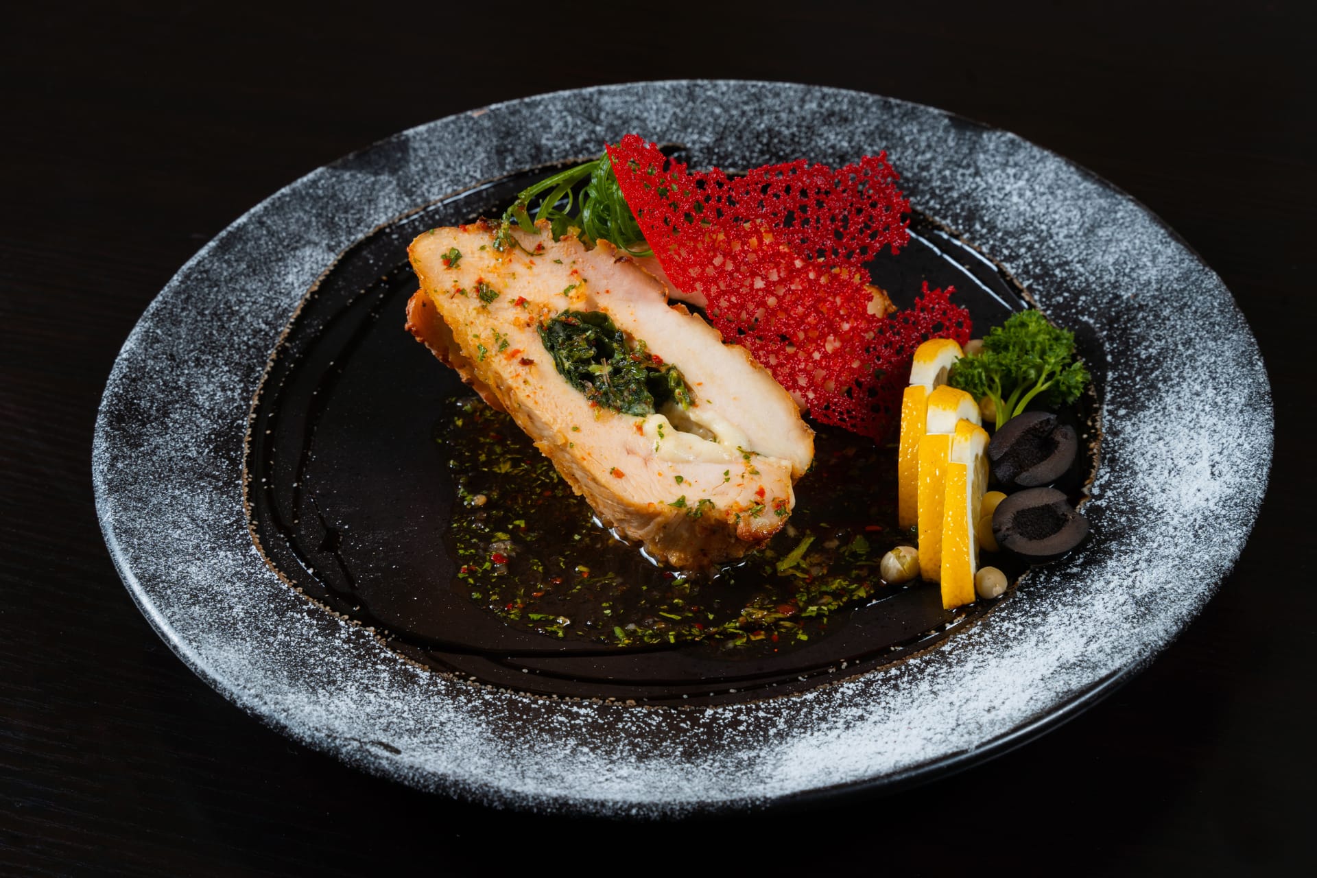 Private jet inflight catering