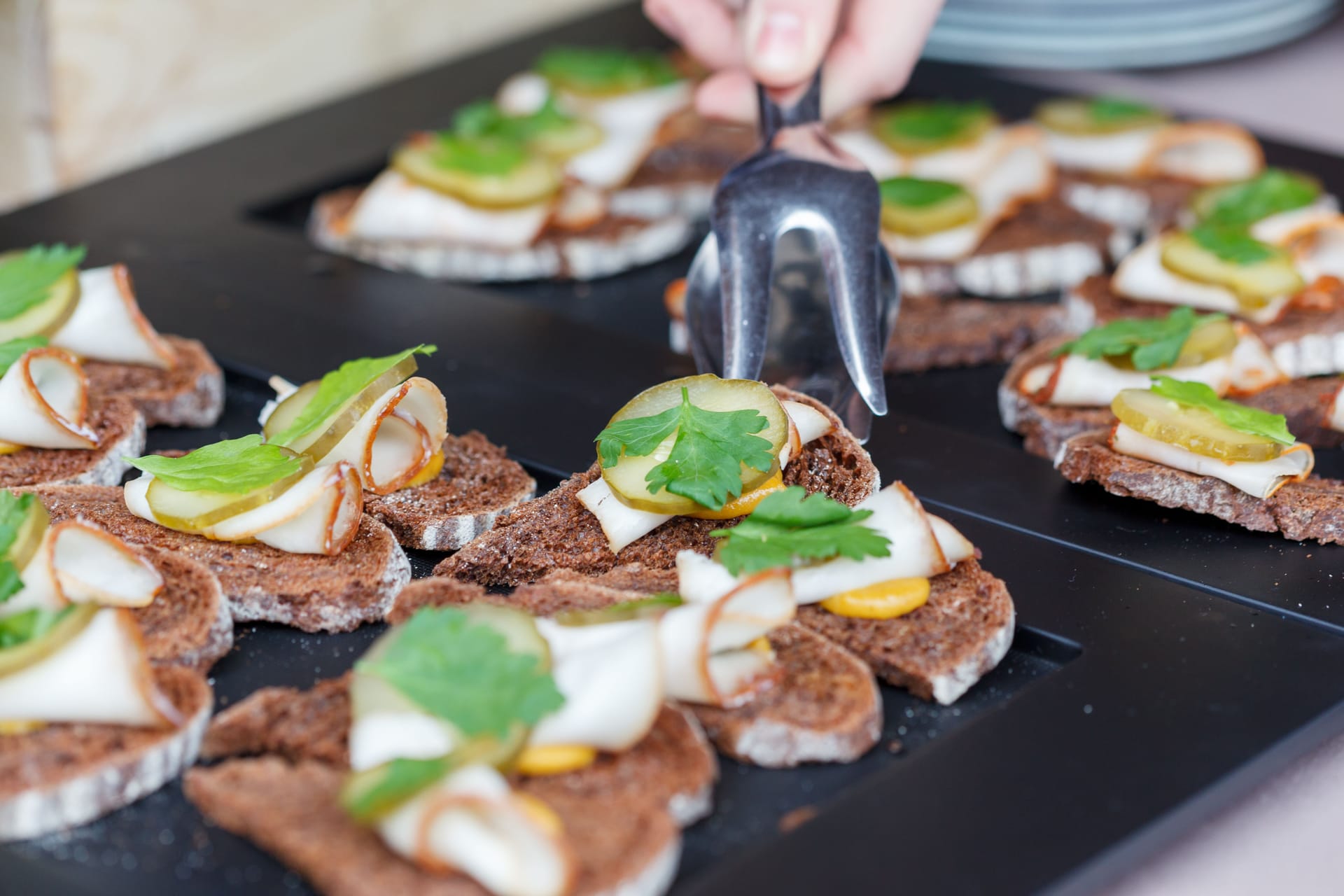 Private jet inflight catering